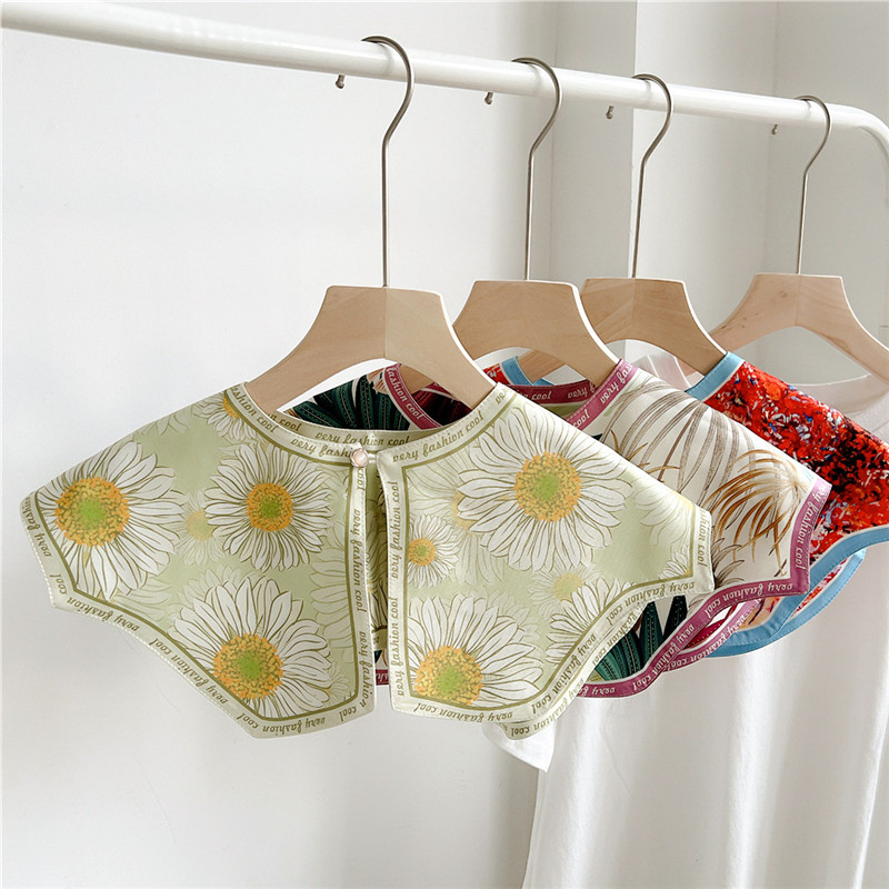 Blouse Off Shoulder - Chales desmontables florales para mujer, camisas