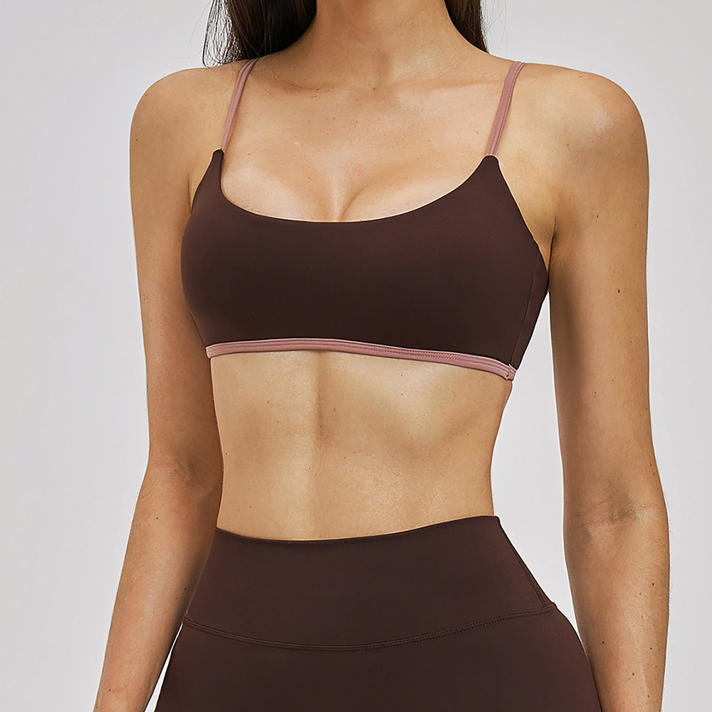 Bralette Triangle Set - Sujetador deportivo sexy para mujer, top
