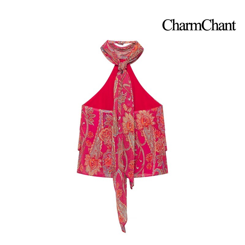 Conjunto de 2 Piezas CHARMCHAN - Romper Floral Print reseña y precio