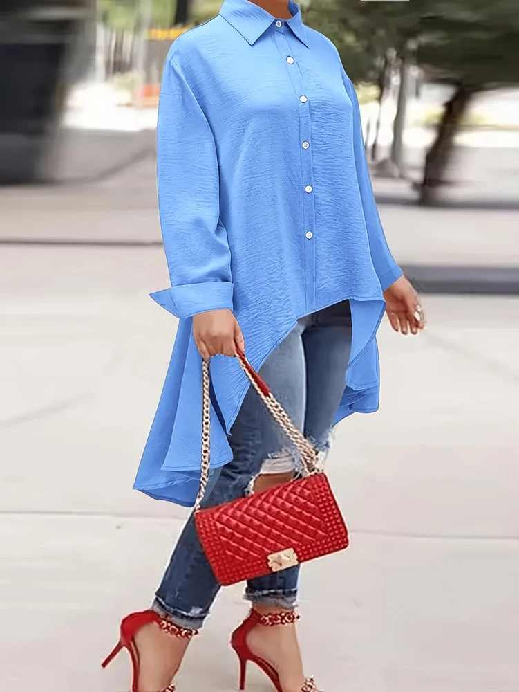 Camisa informal holgada de man - Blouse Off Shoulder reseña y precio