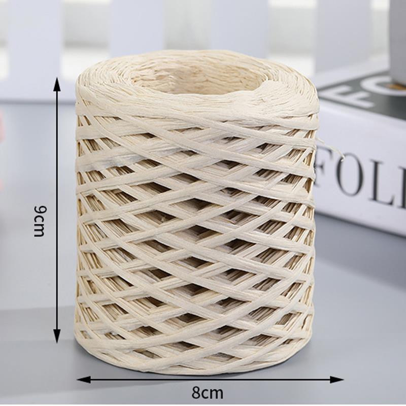 Cuerda de papel rafia de 200M, - Crochet Bag Raffia reseña y precio